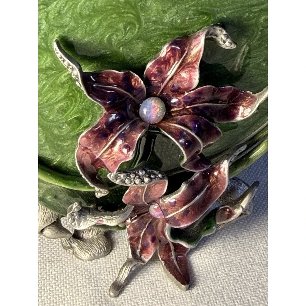 Vtg Jay Strongwater Orchid 3.5